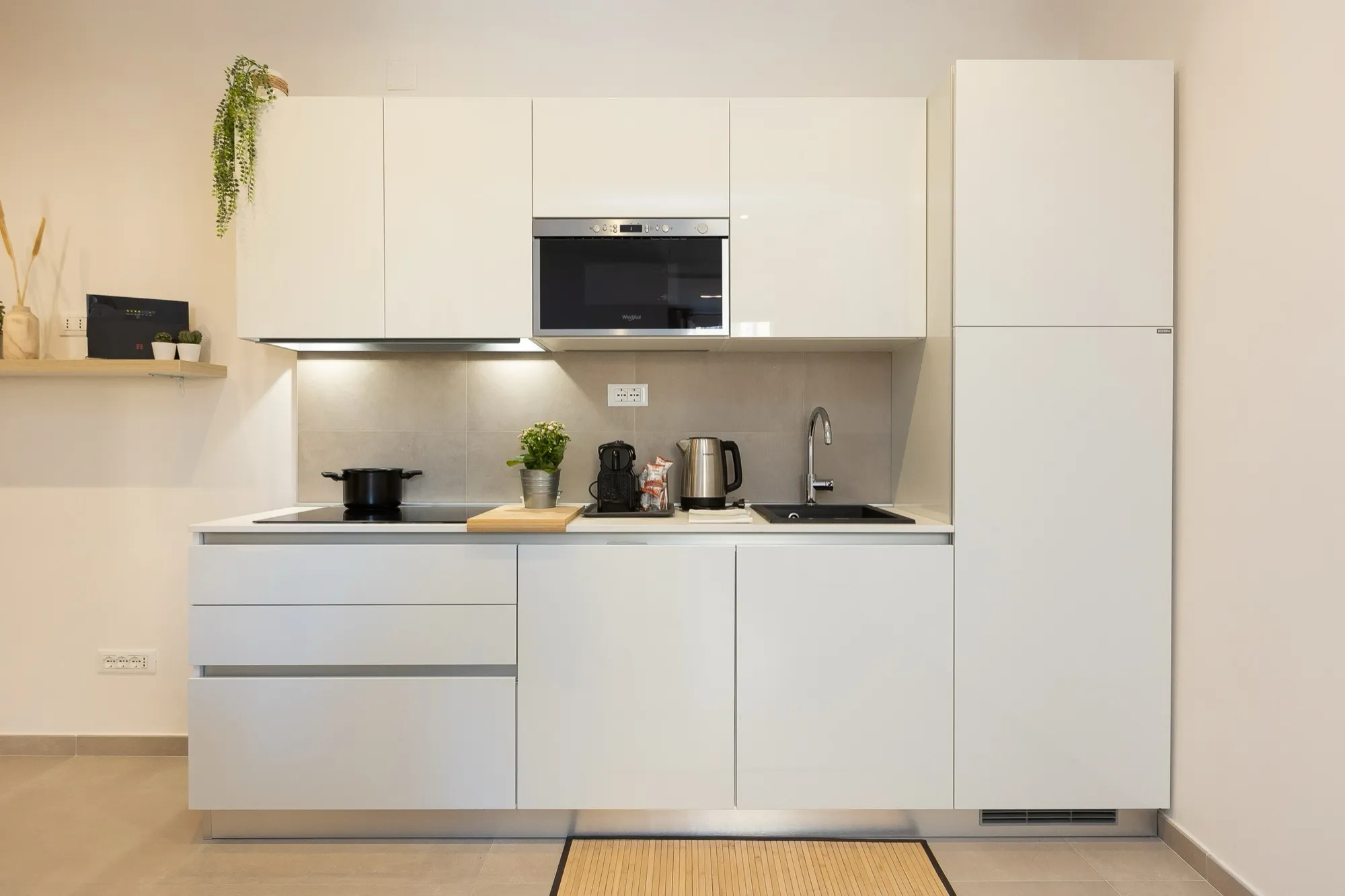 Kitchen of the San Giovanni two-bedroom apartment