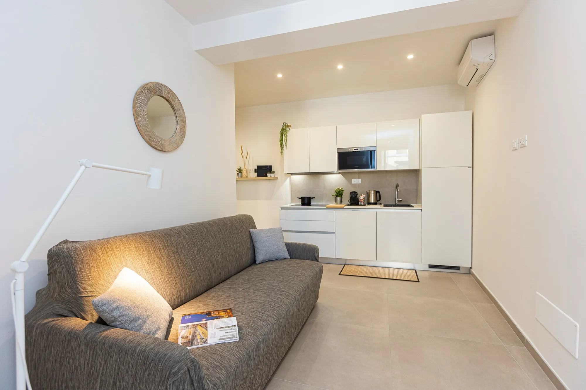 Sitting area of the San Giovanni two-bedroom apartment