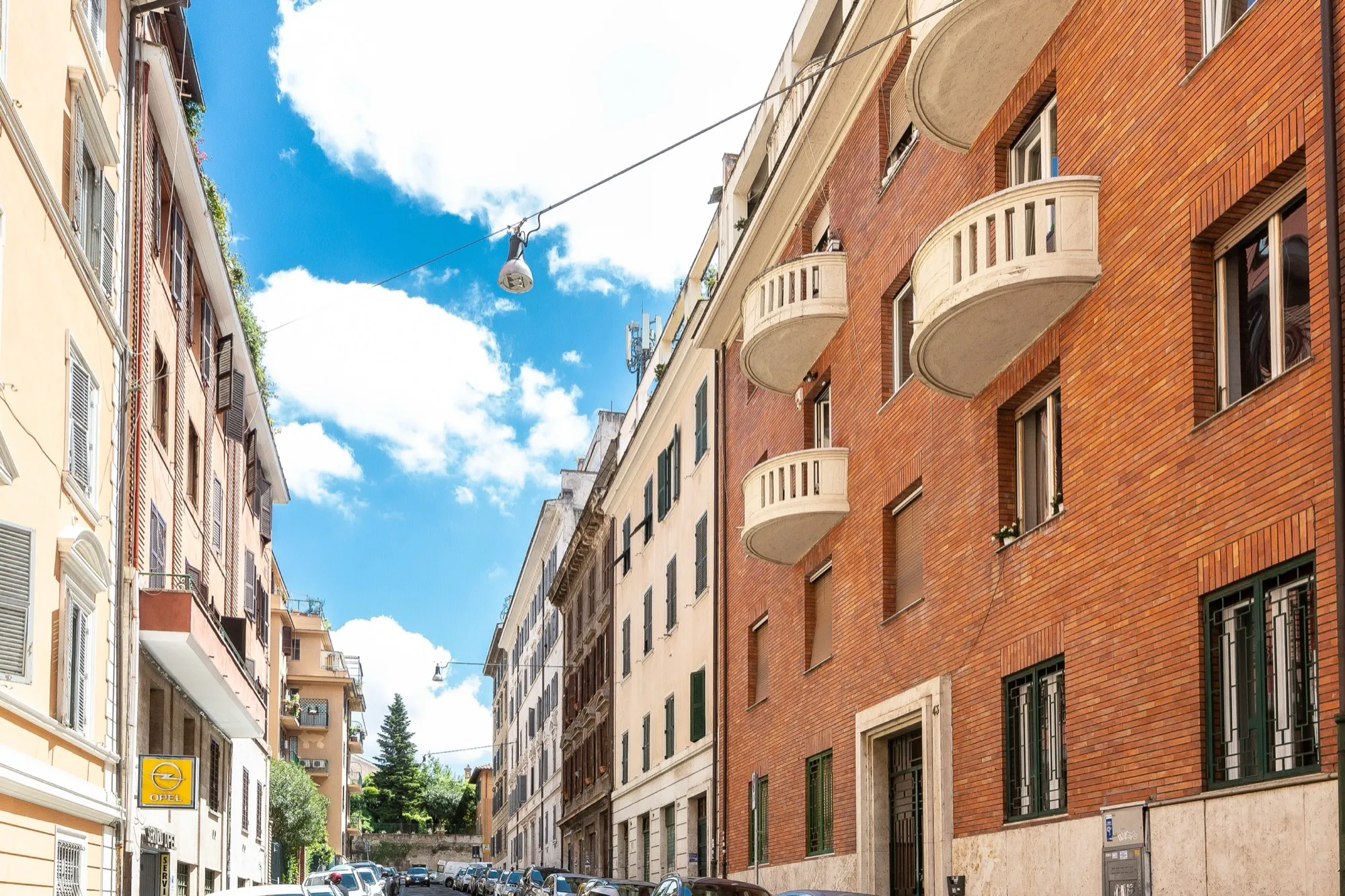 The Colosseum seen from the street